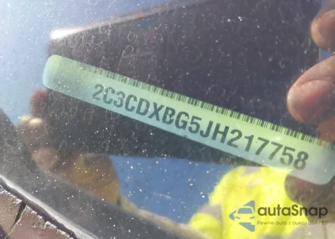 2018 Dodge Charger Sxt Rwd z USA, uszkodzony, nr VIN 2C3CDXBG5JH217758